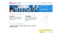 Desktop Screenshot of airliquide-junior.com